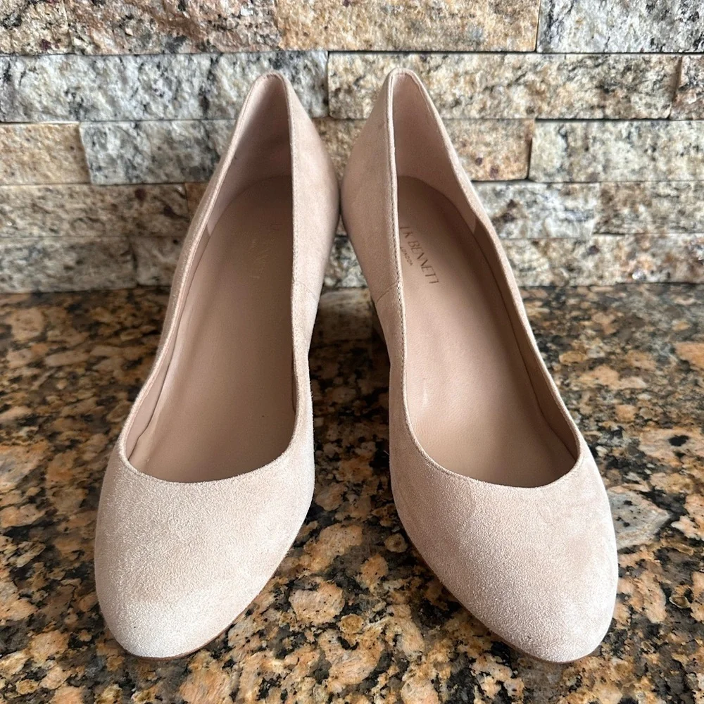 LK Bennett Eevi Suede Espadrille Wedge Heels